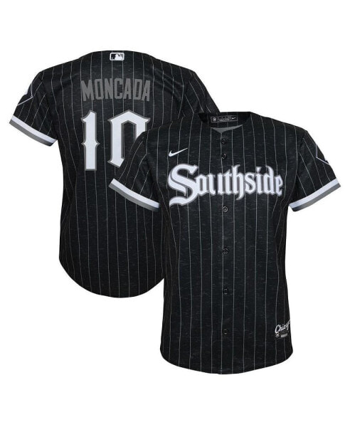 Big Boys Yoan Moncada Black Chicago White Sox City Connect Replica Player Jersey