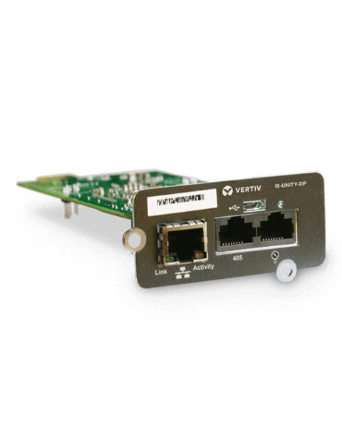 Vertiv Liebert IntelliSlot Unity Card - Internal - Wired - RJ-45 - Ethernet - 100 Mbit/s