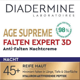 Anti Falten Nachtcreme Age Supreme Falten Expert 3D, 50 ml