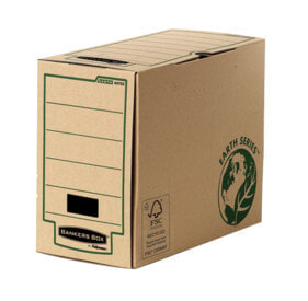 Fellowes Bankers Box Earth Series Transfer File - Paper - Brown - A4 - 200 g - 150 x 315 x 250 mm - 153 x 319 x 254 mm