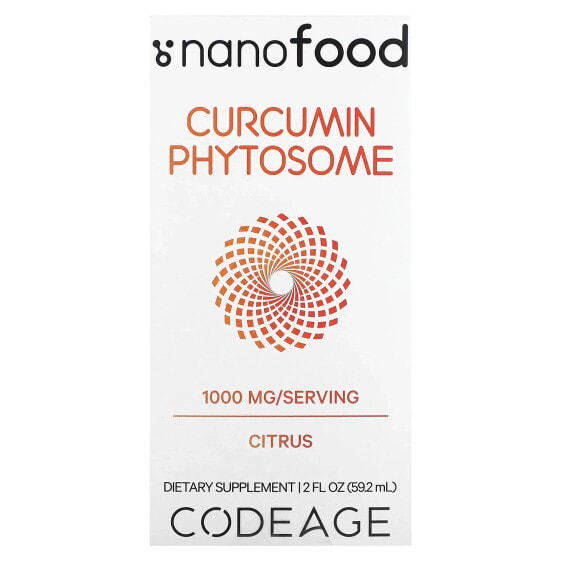 Витаминный бальзам CodeAge Curcumin Phytosome с цитрусом 1,000 мг, 59.2 мл