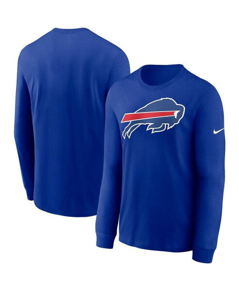 Men's Royal Buffalo Bills Primary Logo Long Sleeve T-shirt