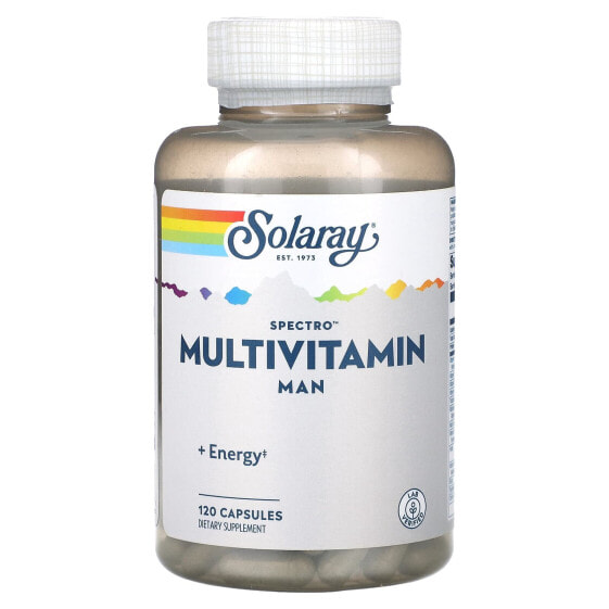 Solaray, Spectro Multivitamin, для мужчин, 120 капсул