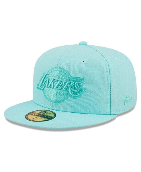 Men's Turquoise Los Angeles Lakers Color Pack 59Fifty Fitted Hat