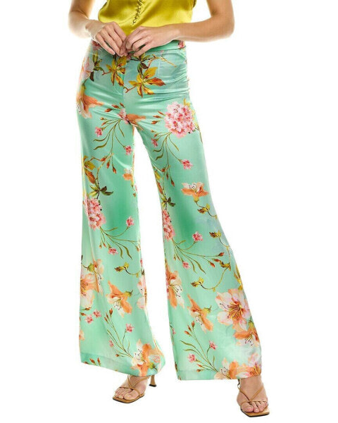 Adriana Iglesias Misty Garden Silk Pant Women's Green 36