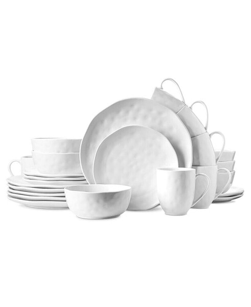 Ivy 24 Pc. Dinnerware Set, Service for 6