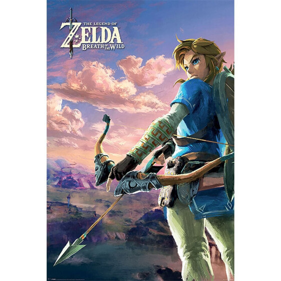 PYRAMID The Legend Of Zelda Breath Of The Wild Hyrule Scene Poster