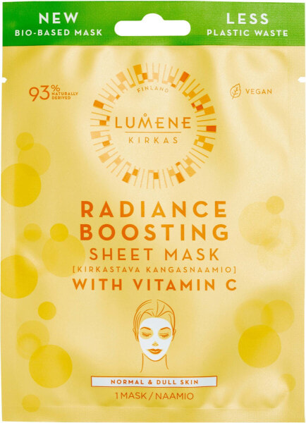 Lumene Radiance Boosting Sheet Mask Тканевая маска с витамином С для сияния кожи