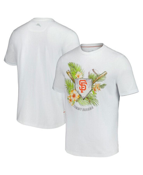 Men's White San Francisco Giants Island League T-shirt