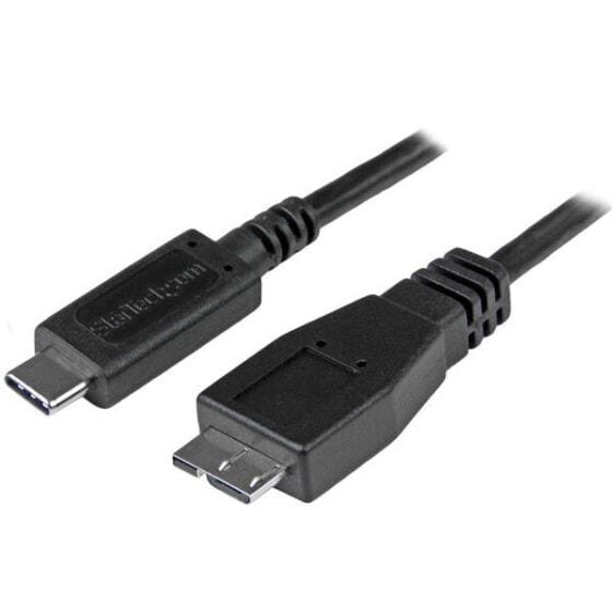 StarTech.com USB-C to Micro-B Cable - M/M - 1m (3ft) - USB 3.1 (10Gbps) - 1 m - USB C - Micro-USB B - USB 3.2 Gen 2 (3.1 Gen 2) - Male/Male - Black