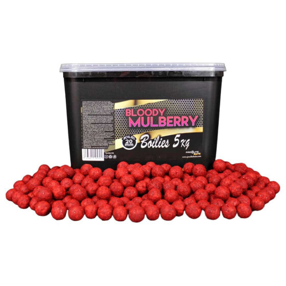 PRO ELITE BAITS Gold 5kg Bloody Mulberry Boilie
