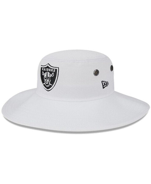 Men's White Las Vegas Raiders 2023 NFL Training Camp Panama Bucket Hat