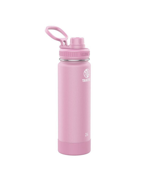 Actives 24oz Insulated Stainless Steel Water Bottle with Insulated Spout Lid