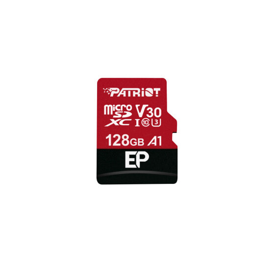 Patriot Memory PEF128GEP31MCX - 128 GB - MicroSDXC - Class 10 - 100 MB/s - 80 MB/s - Class 3 (U3) - Карта памяти 128 ГБ