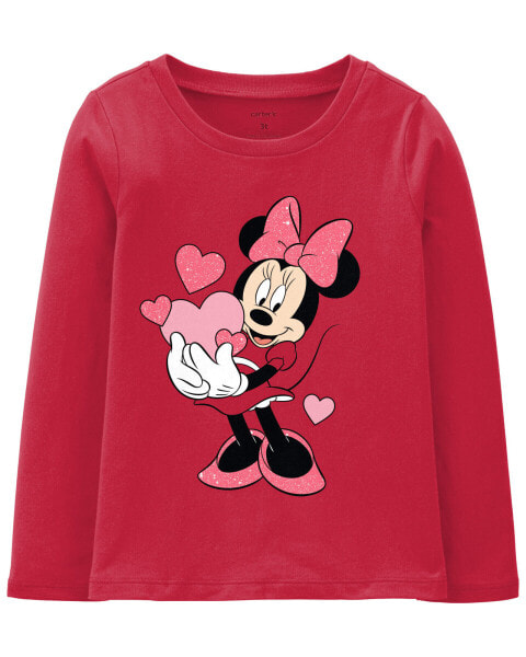 Toddler Minnie Mouse Valentine's Day Tee - Red 3T