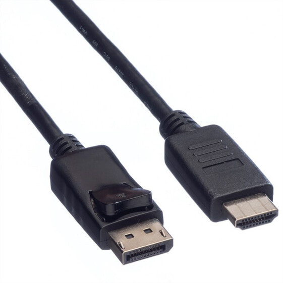 Кабель DisplayPort - DP - для HDTV - М/М - 1.5 м - 1.5 м - DisplayPort - Мужской - Мужской - Прямой - Прямой - Value