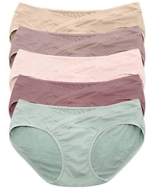 Plus Size Under-the-Bump Bikini Underwear (5-Pack)