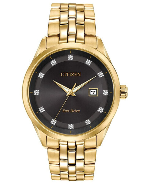 Часы Citizen Eco-Drive Corso Gold-Tone Diamond