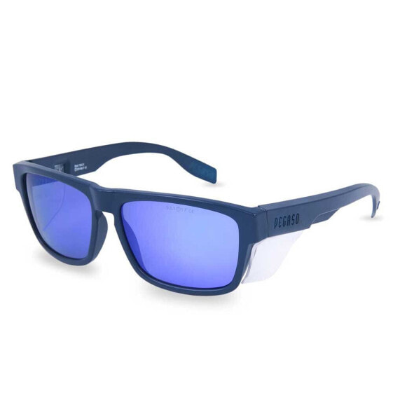 Солнцезащитные очки PEGASO Brave Solar Blue Mirror - голубая оправа