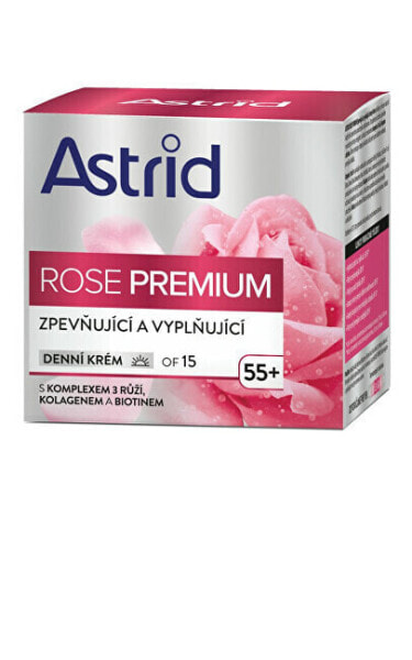 Firming and filling day cream OF 15 Rose Premium 50 ml