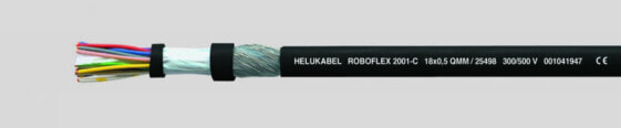 Helukabel 25494 Roboterleitung HELUDATA ROBOFLEX 12 x 0.34 mm² Schwarz 100 m