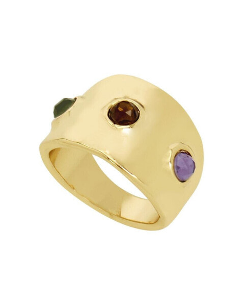 Faux Stone Gem Chunky Statement Ring