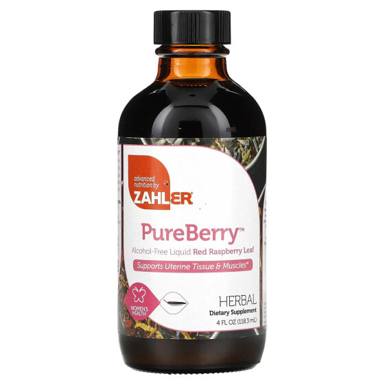 Травяное масло PureBerry, безалкогольное, красного малинового листа, 118.3 мл Zahler