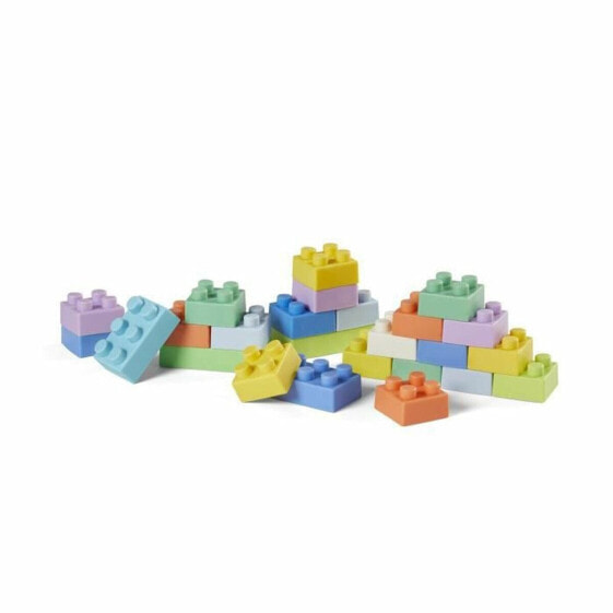 Детский брендовый конструкторский набор INFANTINO Super Soft «Складываемые кубики»