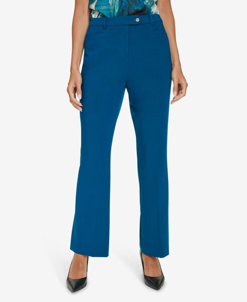 Women's Mid-Rise Straight-Leg Pants