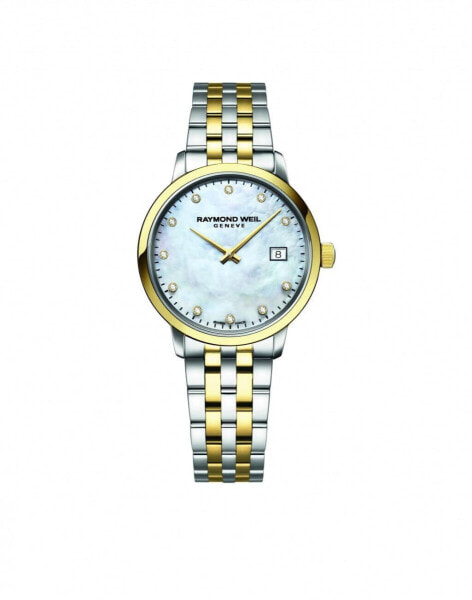 RAYMOND WEIL Toccata Ladies Watch Quartz Mother-of-Pearl Dial with 11 Diamond...