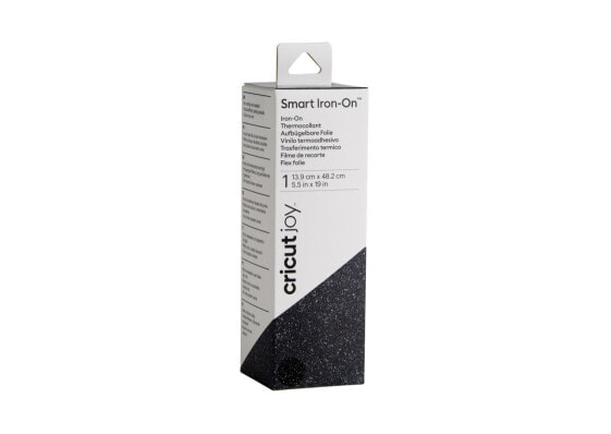Cricut Joy Smart Iron-On 5.5x19" (Glitter Black) - Black - 48.3 cm - 139.7 mm