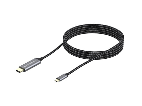 Conceptronic USB-C to HDMI Cable - Male to Male - 4K 60Hz - 2 m - USB Type-C - HDMI - Male - Male - Straight