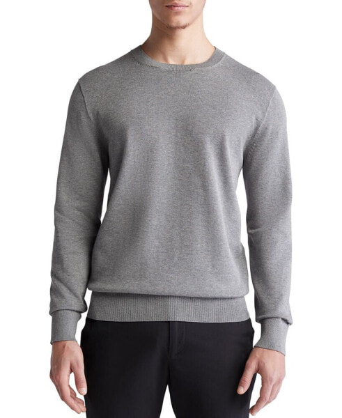 Men's Long Sleeve Supima Cotton Crewneck Sweater