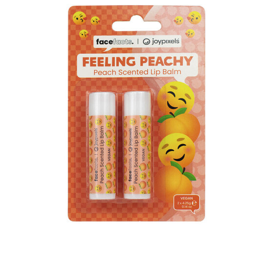 Увлажняющий бальзам для губ 2 x 4.25 гр FEELING PEACHY от FACE FACTS