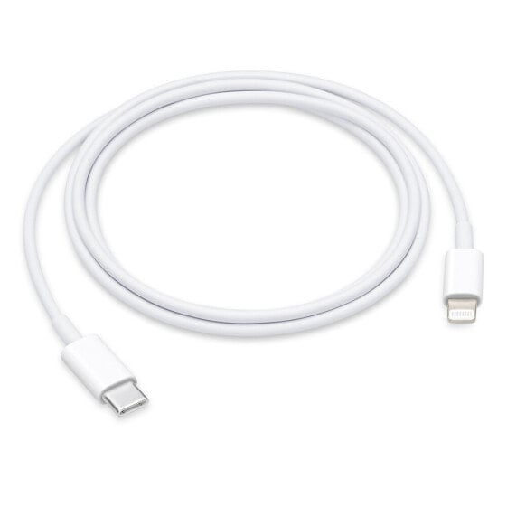 Белый кабель для зарядки Lightning - USB C (1 м) Apple