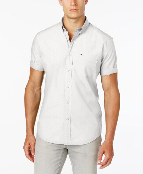 Men's Big & Tall Maxwell Short-Sleeve Button-Down Shirt