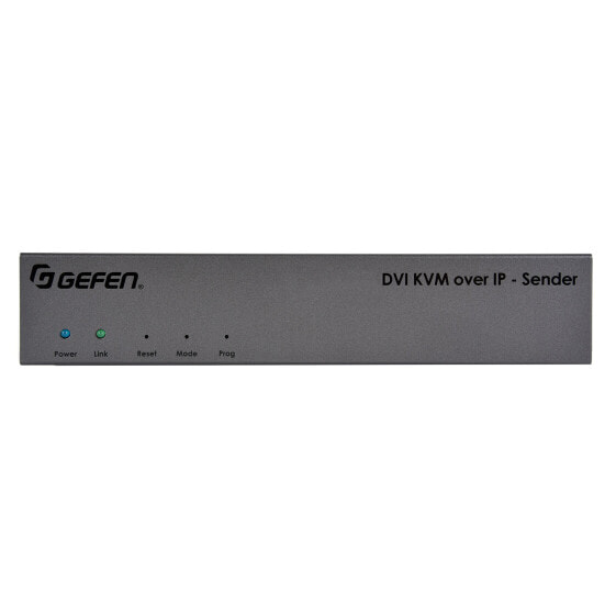 Gefen EXT-DVIKA-LANS-TX - Transmitter - Wired - 1920 x 1200 pixels - Grey - DVI-I - USB