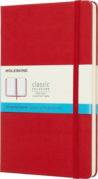 Moleskine Notes Classic 13x21 tw. kropki czerwony