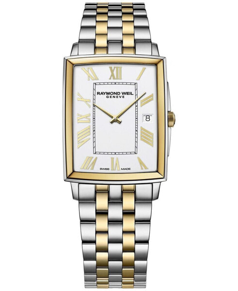 Women's Swiss Toccata Two-Tone Stainless Steel Bracelet Watch 37x30mm