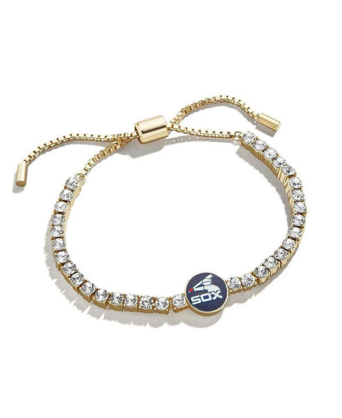 Women's Chicago White Sox Pull-Tie Tennis Bracelet