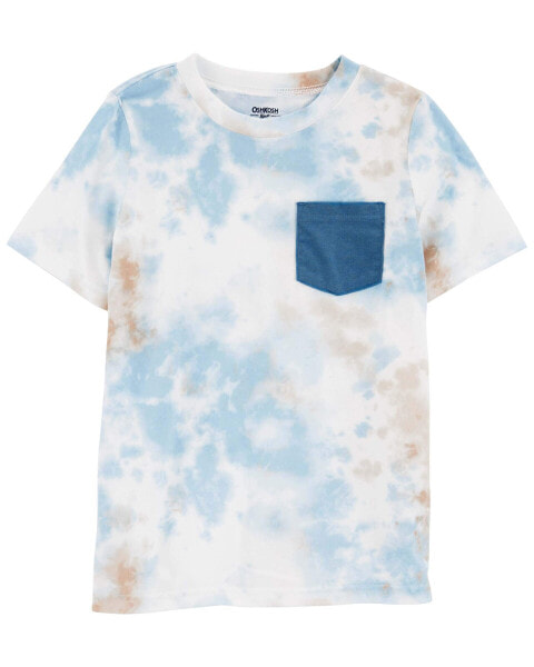 Футболка для малышей Carterʻs Kid Cloud Dye Pocket Tee