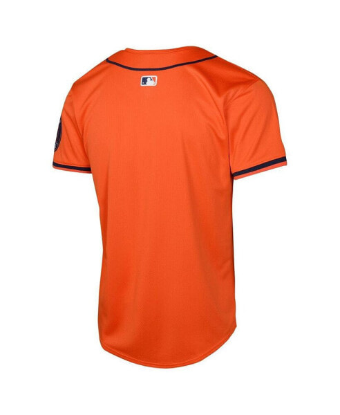 Big Boys and Girls Orange Houston Astros Alternate Limited Jersey