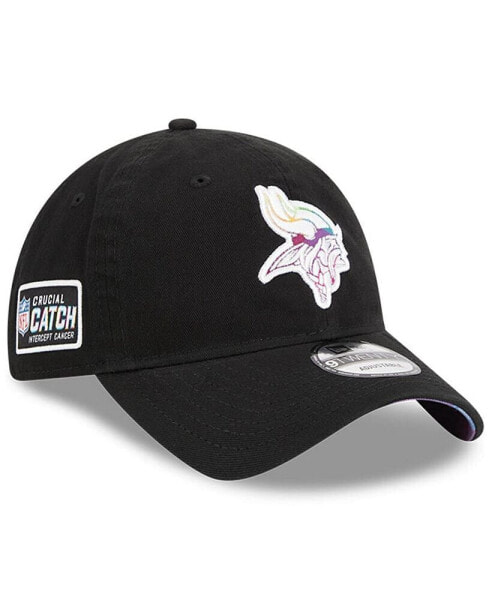 Men's Black Minnesota Vikings 2023 NFL Crucial Catch 9TWENTY Adjustable Hat