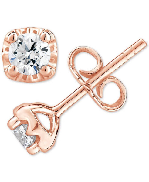 Diamond Stud Earrings (1/2 ct. t.w.) in 14k White, Yellow or Rose Gold