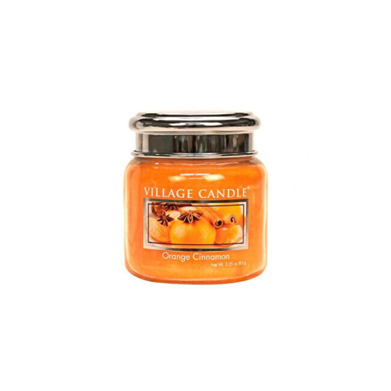 Scented candle in glass Orange and cinnamon (Orange Cinnamon) 92 g