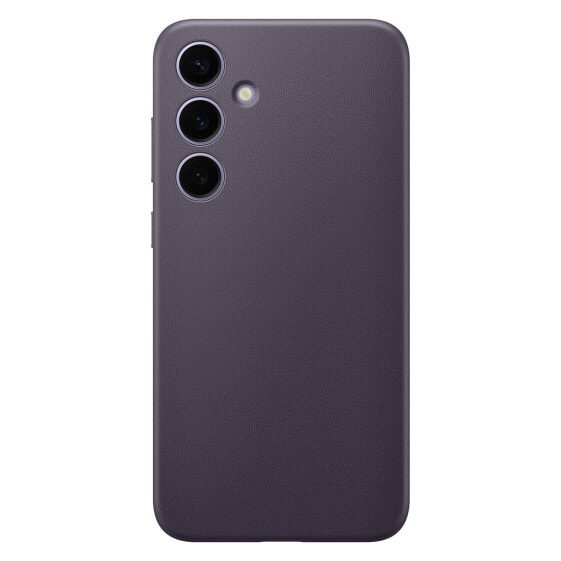 Чехол из эко-кожи для Samsung Galaxy S24 Vegan Leather Case GP-FPS921HCAVW темно-фиолетовый