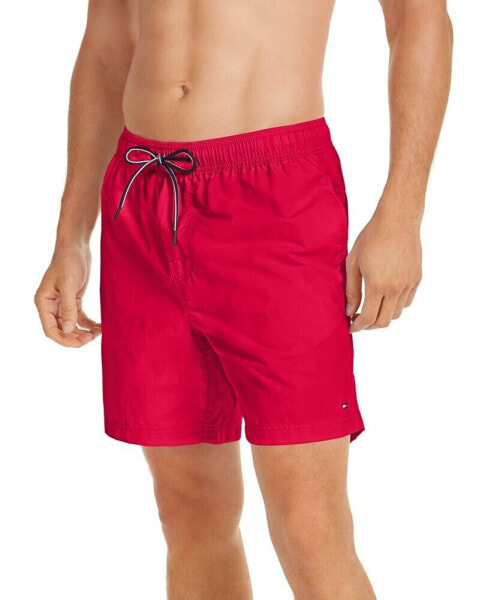 Men's Solid 7" Swim Trunks