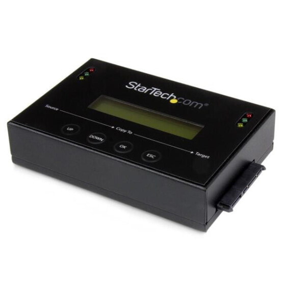 StarTech.com 1:1 Standalone Hard Drive Duplicator with Disk Image Manager For Backup and Restore - Store Several Disk Images on one 2.5/3.5" SATA Drive - HDD/SSD Cloner - No PC Required - 2.5,3.5" - Serial ATA - Serial ATA II - Serial ATA III - 60 W - 100 - 240 V - 1.