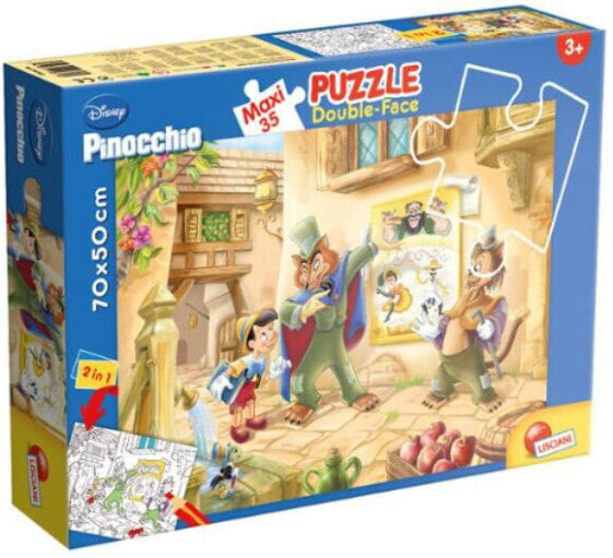 Lisciani Puzzle dwustronne MAXI 35el Pinokio 304-48182