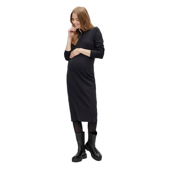 MAMALICIOUS Eva Long Sleeve Long Dress